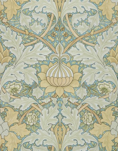 Carta da parati di St James, design per il Palazzo di St. James, 1881, prodotta da Morris and Co. Aymer Vallance per 
